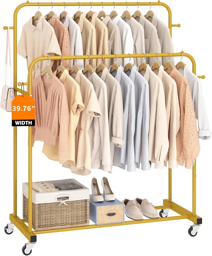 Laiensia Double Rods Garment Rack by Laiensia