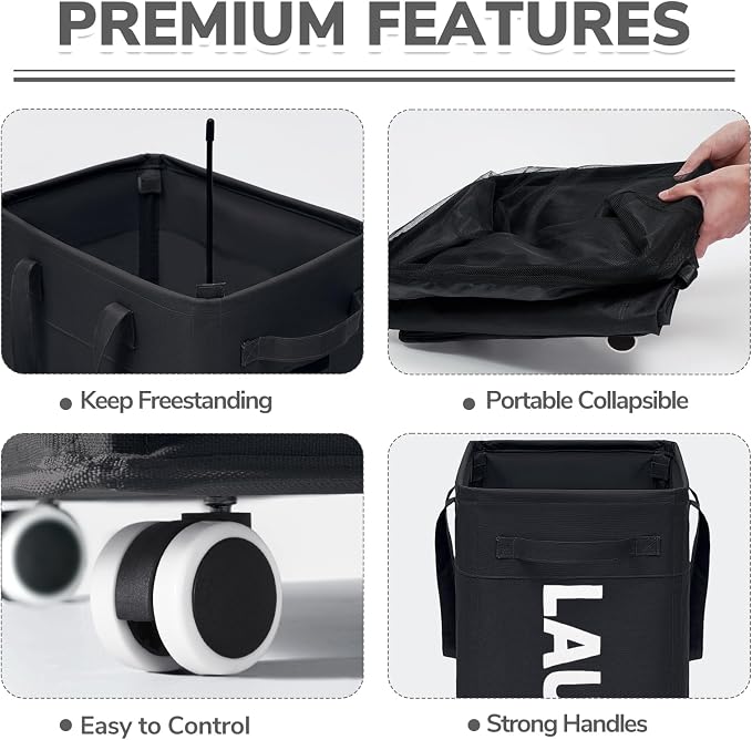 CHICVITA 75L Laundry Basket - Image 2