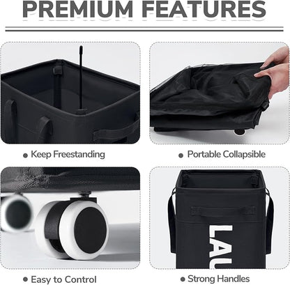 CHICVITA 75L Laundry Basket - Image 2