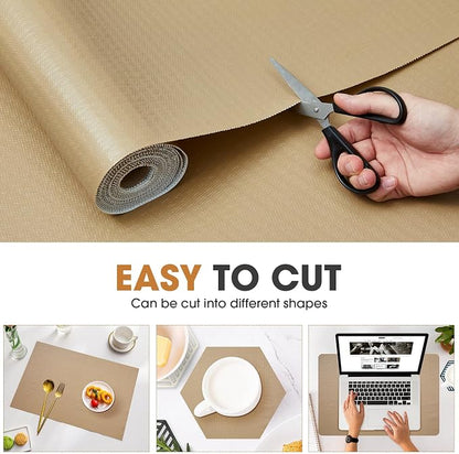 Drawer and Shelf Liner, Non-Slip Kitchen Cabinet Liners Non-Adhesive Thick - Image 4