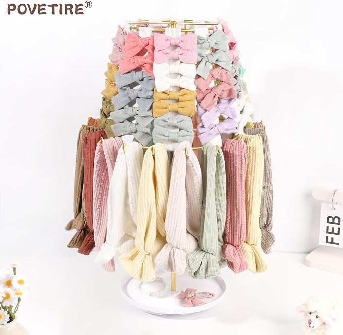 POVETIRE Headband Holder Bow Organizer - Image 2