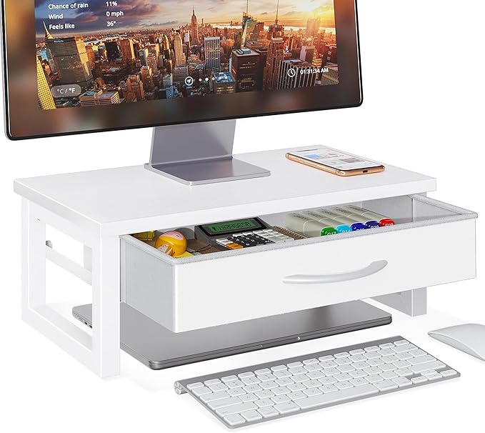 Desk Organizers and Accessories, Computer Monitor Stand Riser by Unknown