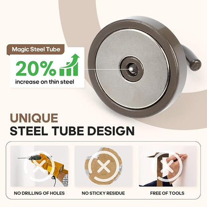 Neosmuk Magnetic Hooks Steel Tube Design - Image 2