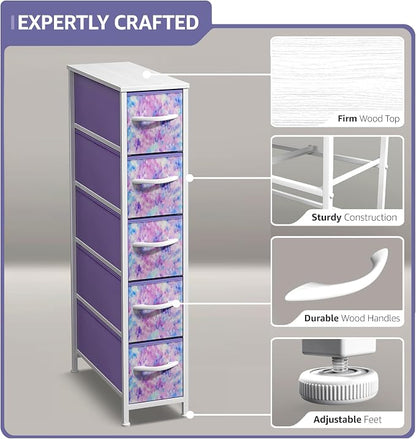 Sorbus Kids Dresser with 5 Drawers - Image 4