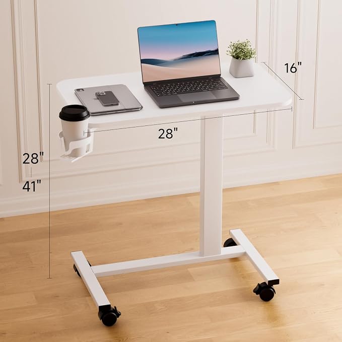 COMHOMA Adjustable Overbed Bedside Table - Image 3