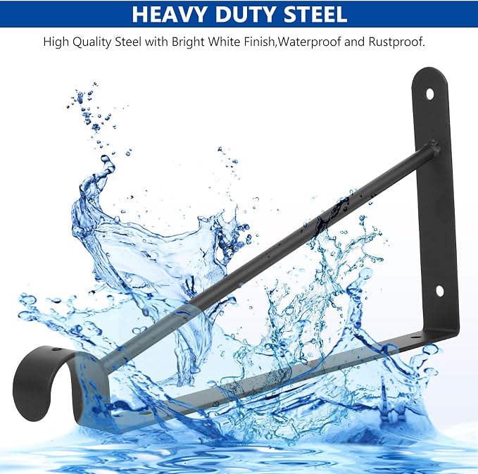 Shelf and Rod Brackets, Heavy Duty Closet Shelf Closet Bracket - Image 3