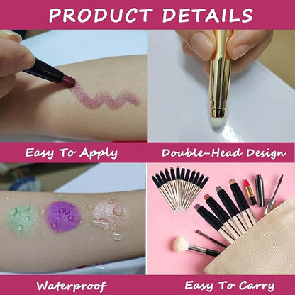 Pink Eyeshadow Stick Makeup, Highlighter Matte Cream Eye Shadow Pencil - Image 5