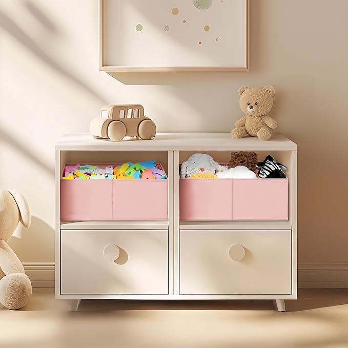 DIMJ Large Closet Shelf Organizer Bins 4 Packs - Image 4