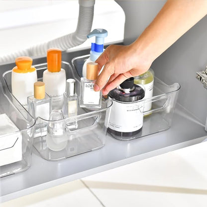 Attelite 12 Pack Clear Plastic Storage Bins, Pantry Organizer Containers - Image 7