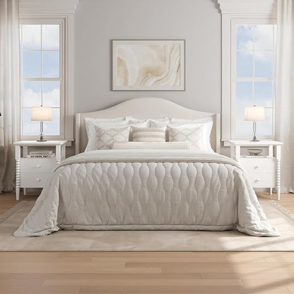 White Nightstand, Vintage Night Stand - Image 7