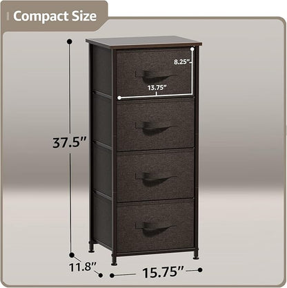 Sorbus Nightstand with 4 Drawers - Image 3
