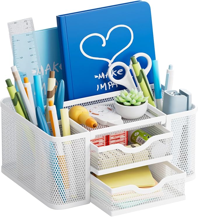 Marbrasse Mesh Desk Organizer, Pen Organizer by Marbrasse