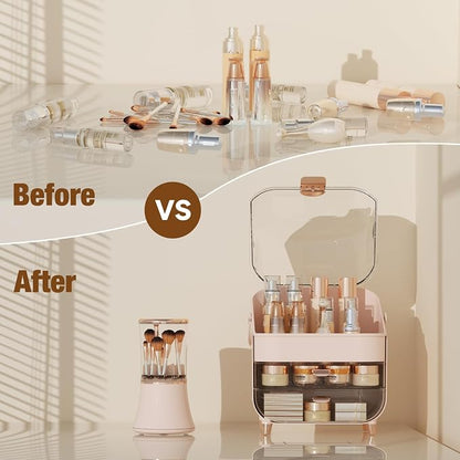 Makeup Organizer Countertop & Makeup Brush Holder - Image 5