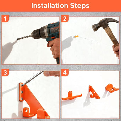 3 Pack Heavy Duty Garage Storage Hooks - Image 6