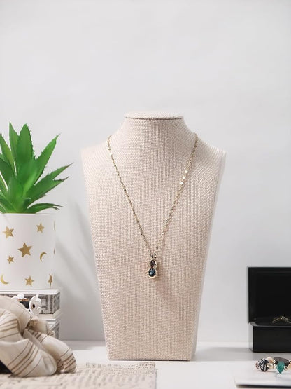 Necklace Bust Stand for Selling, Linen Necklace Display Holder, Jewelry - Image 5