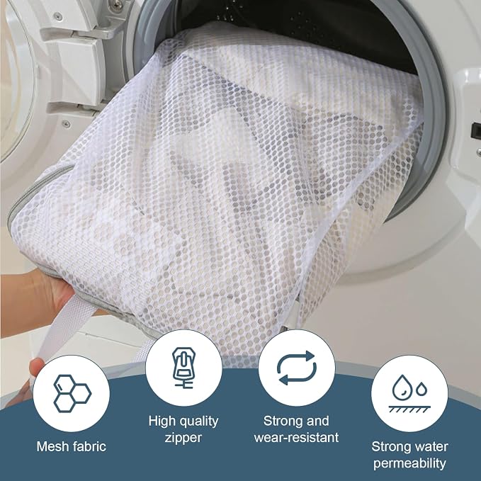3 Pcs Laundry Bags Mesh Wash Bags - Image 3