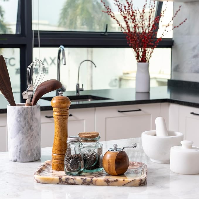 Calacatta Marble Vanity Trays, Marble Bathroom Tray Countertop, Luxury - Image 7