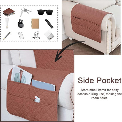 Waterproof Sofa Armrest Cover Headrest Cover - Image 5