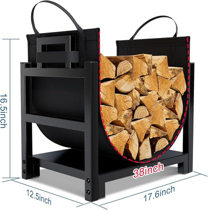MOFEEZ Firewood Rack Log Holder Indoor - Image 5