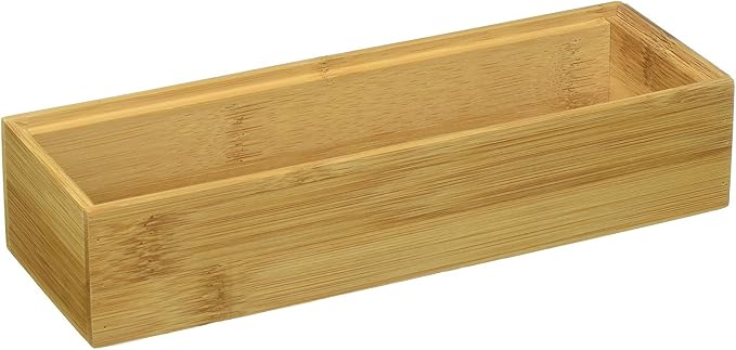 Lipper International 8181S Bamboo Wood Stacking Drawer Organizer Box by LipperInternational