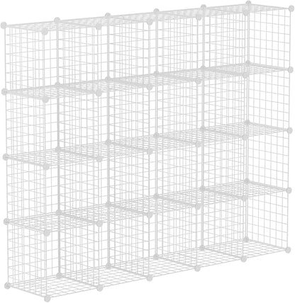 HUBSON Wire Cube Storage Organizer, Book/Toy/Craft/Potted Plants and petCloset by HUBSON