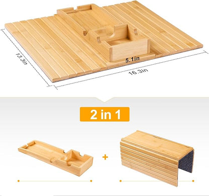 Bamboo Sofa Armrest Tray - Image 9