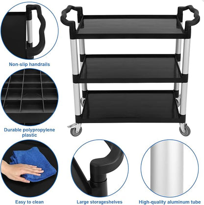 3-Tier Heavy Duty Utility Cart - Image 6