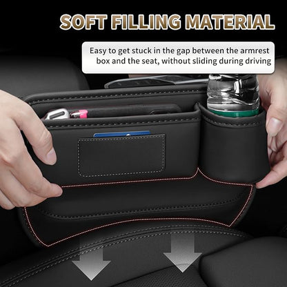 Kwak's 2 Pack Car Seat Gap Filler Organizer - Image 6