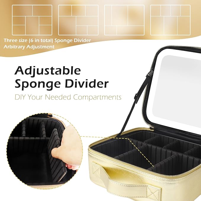 MOMIRA Travel Makeup Bag Cosmetic Bag Makeup Organizer Bag - Image 4