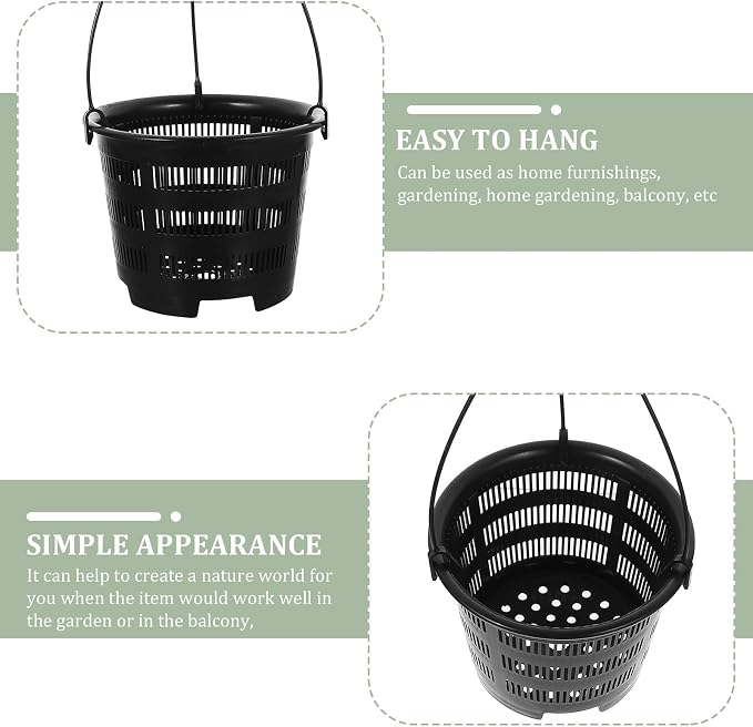 Toyvian Hanging Orchid Pots - Image 3