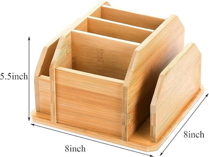 yarlung Bamboo Rotating Remote Control Holder - Image 2