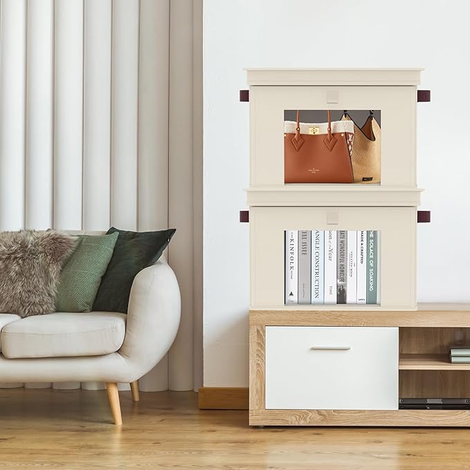 Univivi Storage Bins with Lids, Large Closet Organizers and Storage with - Image 5