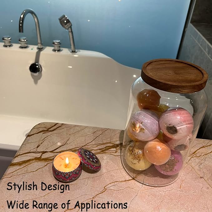 83 oz Bath Salts Glass Jar - Image 6