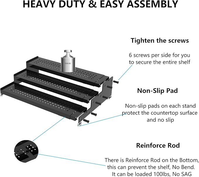 Expandable Spice Rack organizer - Image 3
