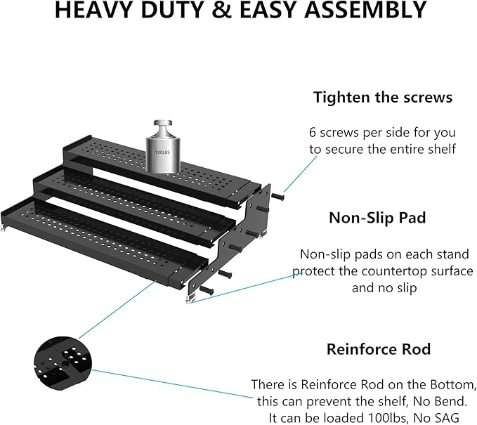 Expandable Spice Rack organizer - Image 3