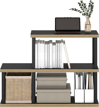 Furinno Turn-N-Tube No Tools Decorative Display Shelf, 3-Tier Ladder, - Image 4