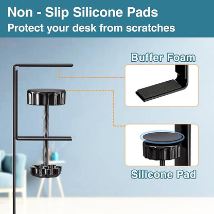 No Drill Under Desk Cable Management Tray, SONATURE 25.3" Cord Organizer - Image 5