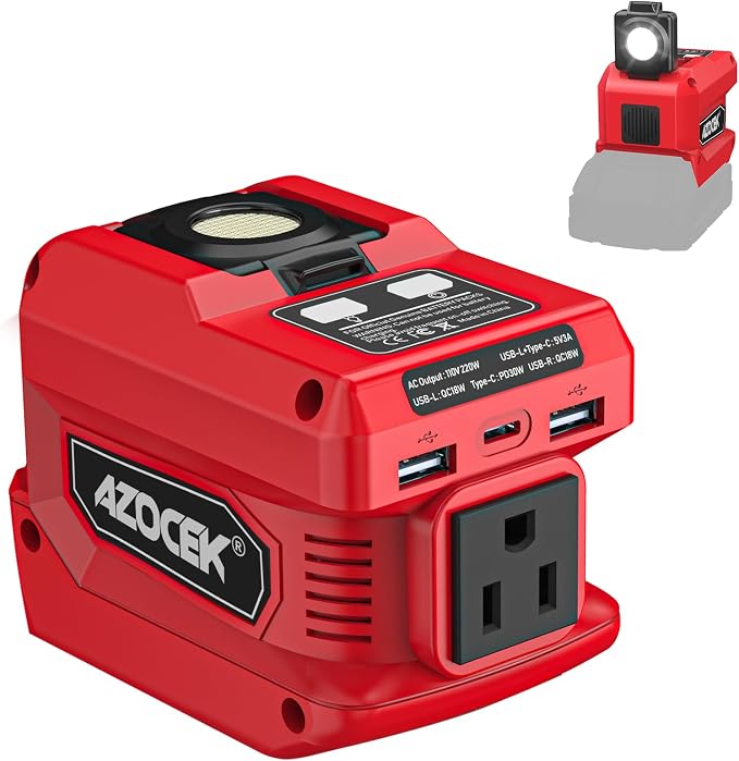 220W Azocek Power Inverter Compatible by Azocek