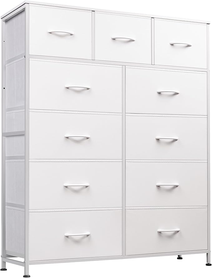 WLIVE Tall Dresser for Bedroom, 11 Drawer Chest of Drawers, Tall high-capacity by WLIVE