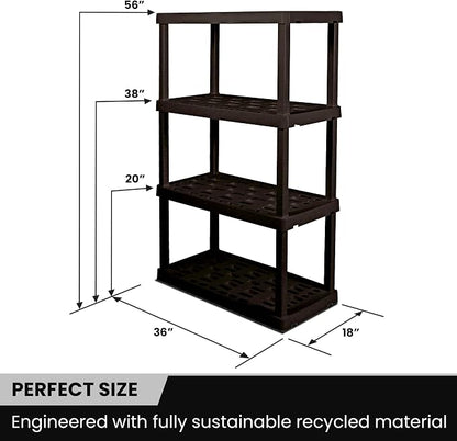 Oskar Heavy Duty Plastic Storage Shelves- - Image 3