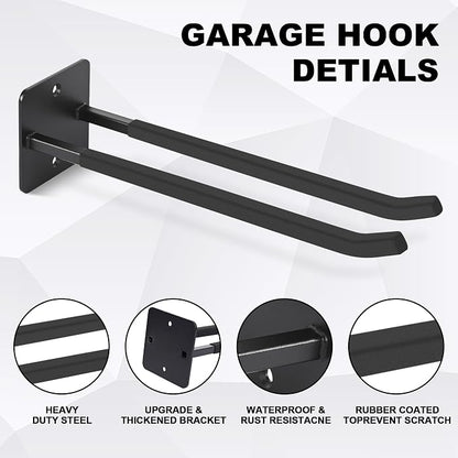 14 Inches Extra Large Garage Hooks, Tool Hanger Long Utility Storage Hooks - Image 3