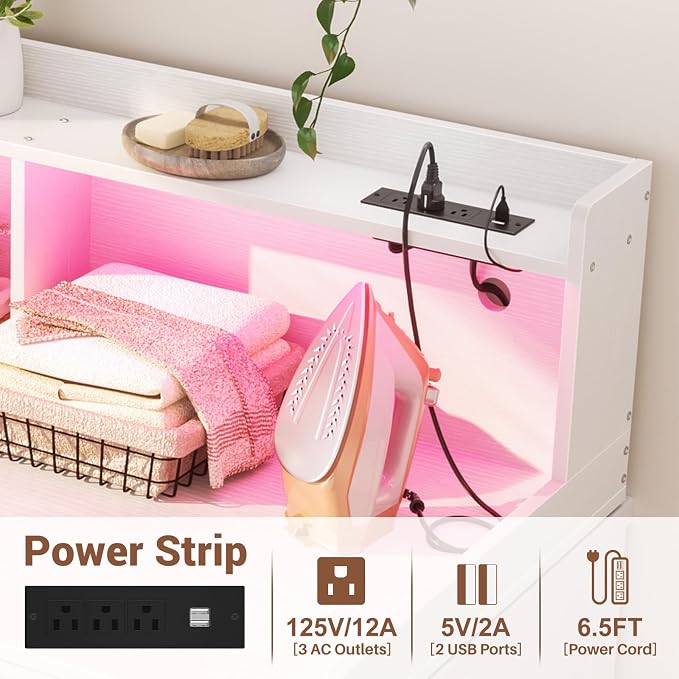 Aheaplus Washer and Dryer Countertop, 2-Tier Laundry Countertop Cover - Image 3