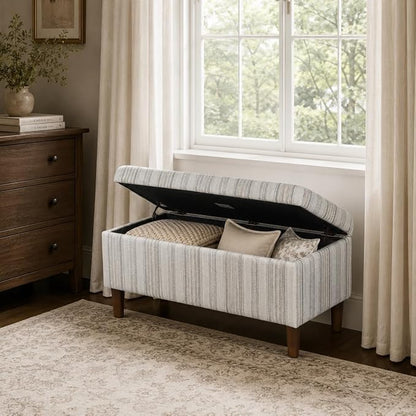HomePop Malmo 36" Storage Bench - Image 4