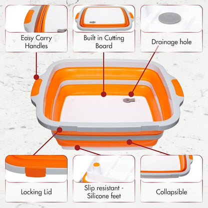 KITCHEN PERFECTION Collapsible XL Smoker & BBQ Prep Tub - Image 7