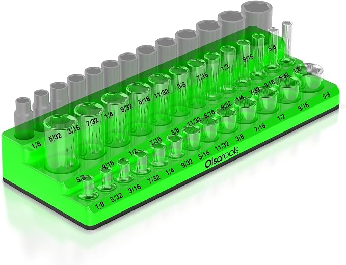 Olsa Tools Magnetic Socket Organizer by OlsaTools