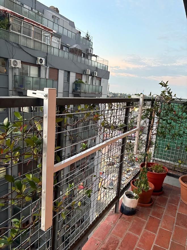 Balcony and Wall Mounted Clothes Drying Rack Made of Aluminum Perfect by H%C3%B6llsen