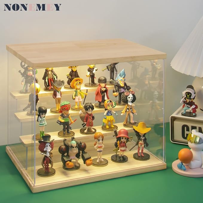 NONEMEY Clear Acrylic Display Case Stand - Image 3