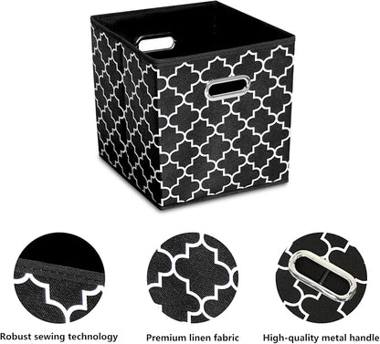 Fabric storage bins Cubes, Fabric Cube Organizer - Image 8