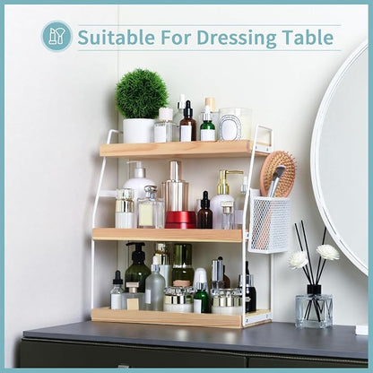 Uneviesyka Bathroom Counter Organizer, 3-Tier Standing Storage Shelf - Image 5