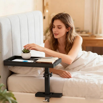 Bedside Shelf for Bed Frame, Clamp On Bedside Table Organizer, Dorm Room - Image 2